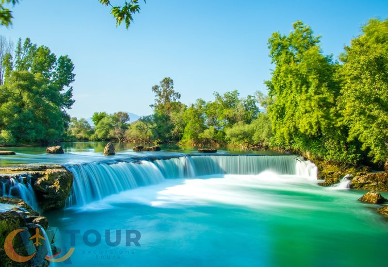Manavgat Bazaar and Manavgat Waterfall and yacht tour on the river