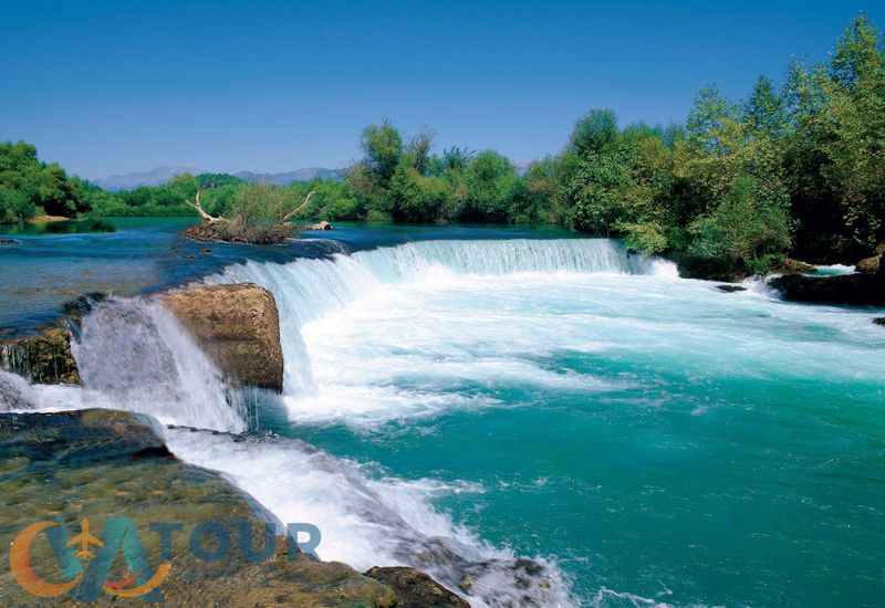 Wasserfall, Side, Aspendos