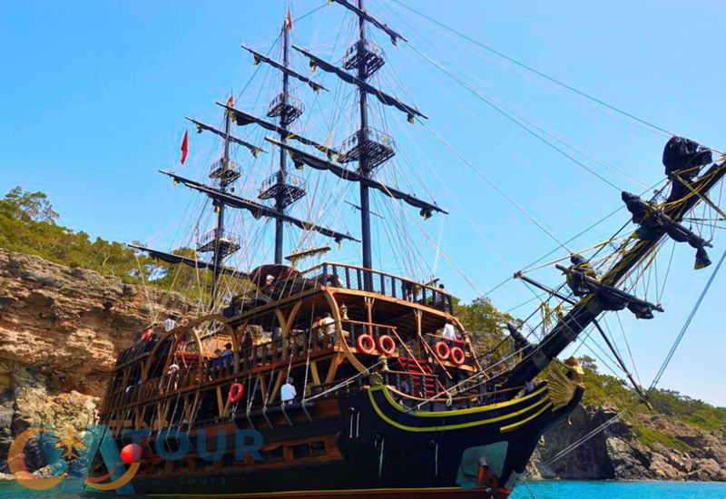 Kemer Yacht Galleon Tour With Turquoise Bays