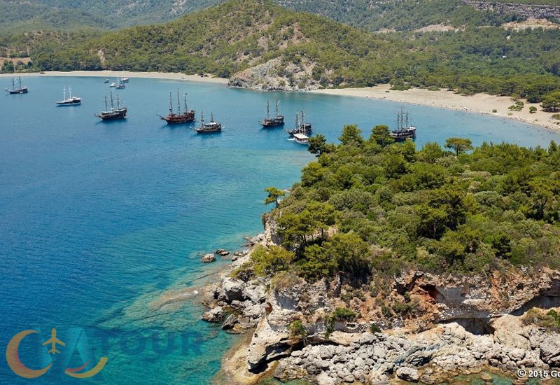 Kemer Yacht Galleon Tour With Turquoise Bays