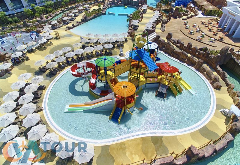 Land der Legenden Belek: Eintrittskarten, Alle Rutschen und Aktivitäten, Delphi-Show, Versicherung.